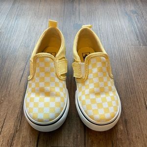 Kids size 9 Vans, worn once